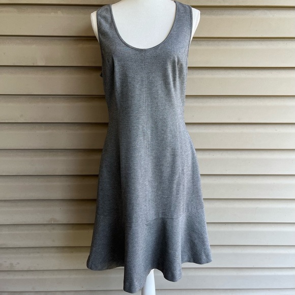 Banana Republic Dresses & Skirts - •Banana Republic• Gray Ponte Drop-Waist Dress - Size 14